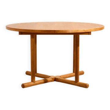 MK10633 Restored oak dining table by Kurt Østervig for Jason Møbler