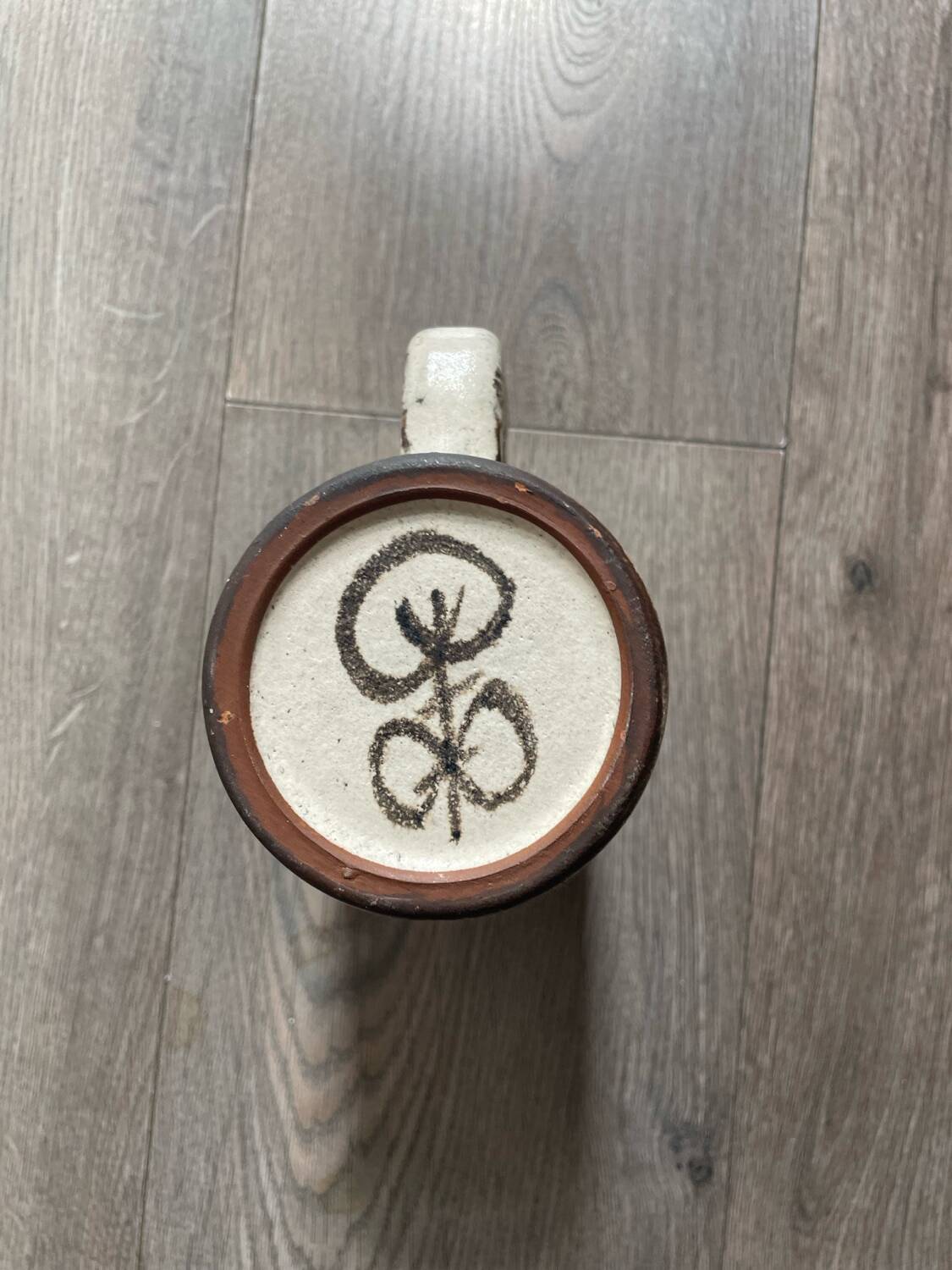 Vintage tankard signed Gustave Reynaud – Atelier Le Mûrier, Vallauris –