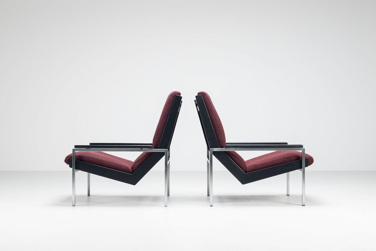 Rob Parry pair of Lotus lounge chairs Gelderland Netherlands 1960