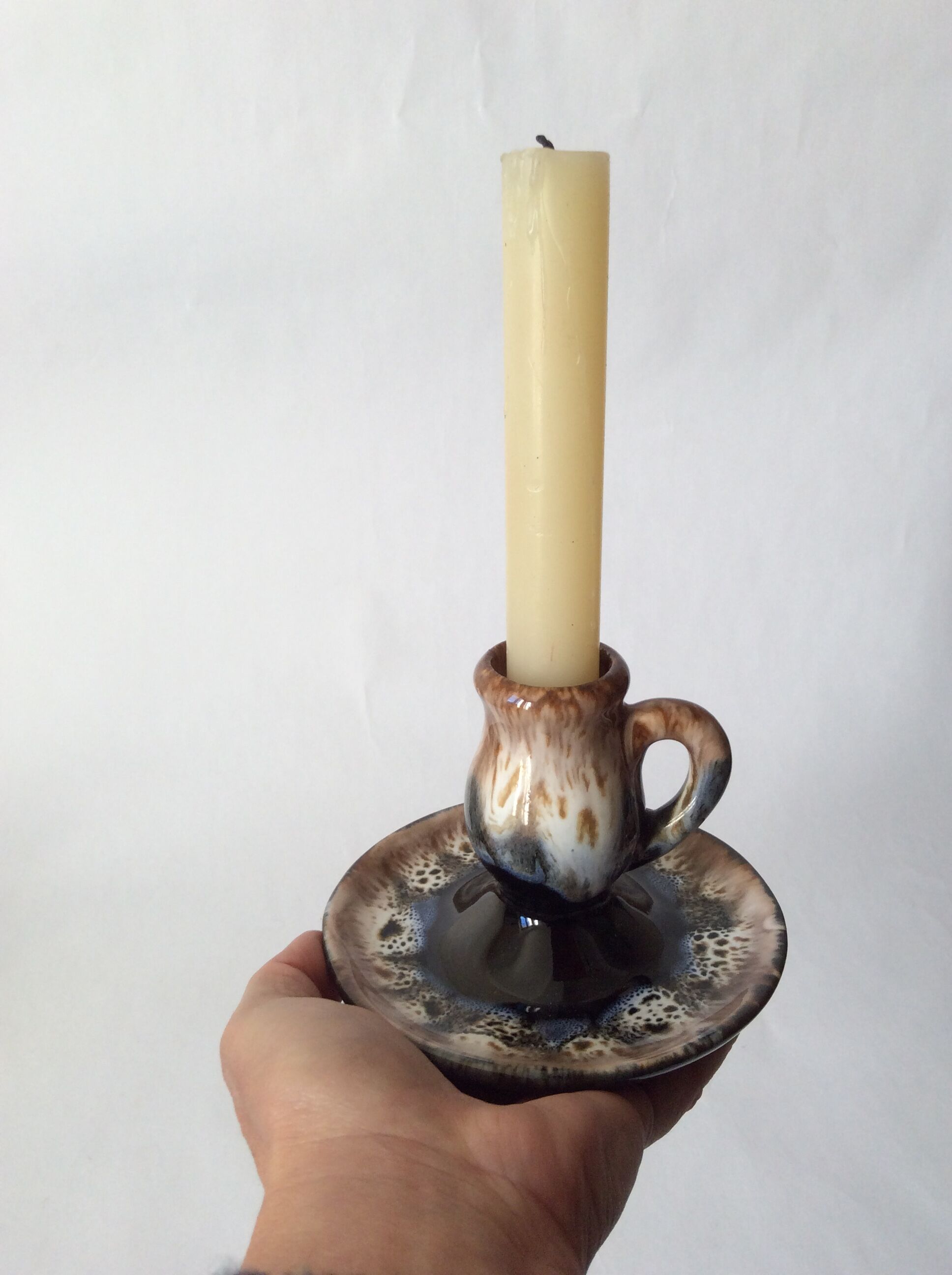 Vallauris Vintage ceramic candle holder