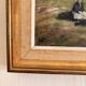 Oil Painting Table Wood Mill Woman Bigouden Impressionism Courvois