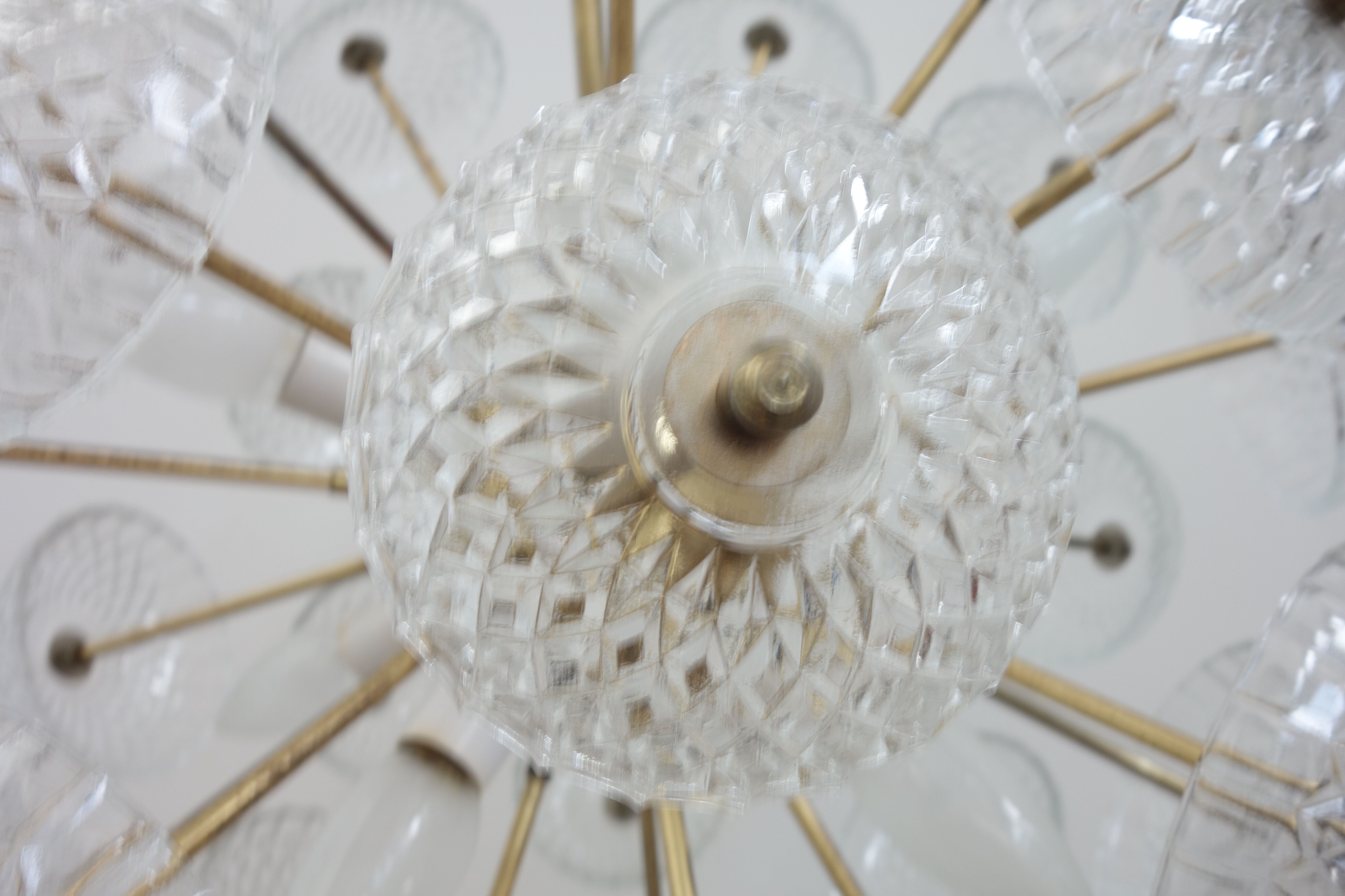 Sputnik lamp by Kamenicky Senov Czech 1970s