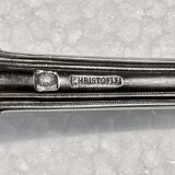 ladle soup excellent condition, silver metal.signed Christofle - art deco model
