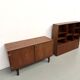 Teak and brass bookshelf designed by Peter Løvig Nielsen, CI.