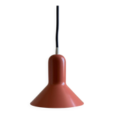 Vintage mini Jeka Metaltryk pendant - Salmon color - Danish design lamp