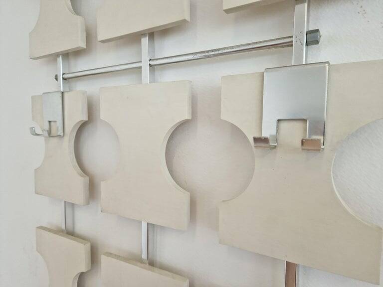 Mid-Century Rare Wall Coat Rack, Germany, 1970s