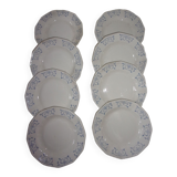 Set of 8 hollow plates St Amand Ceranord