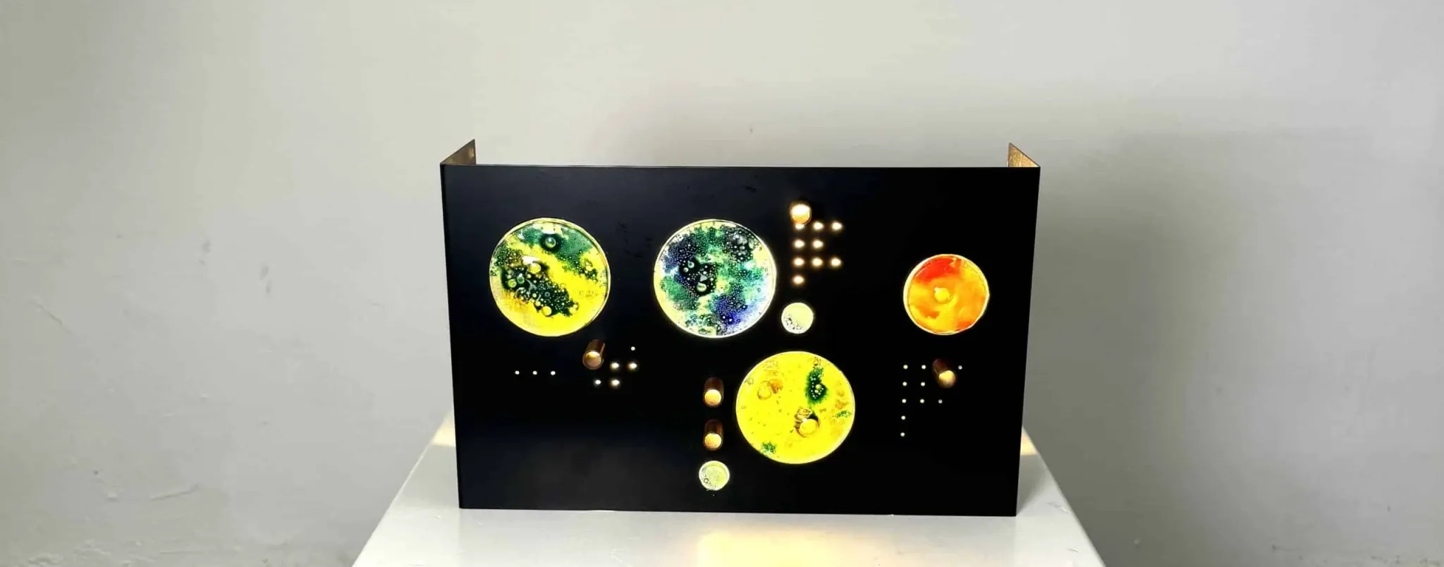 C-1701 Collage Wall Lamp By Willem Van Oyen For Raak Amsterdam, The Netherlands 1960S