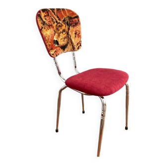 Vintage upcycling chair - the deer