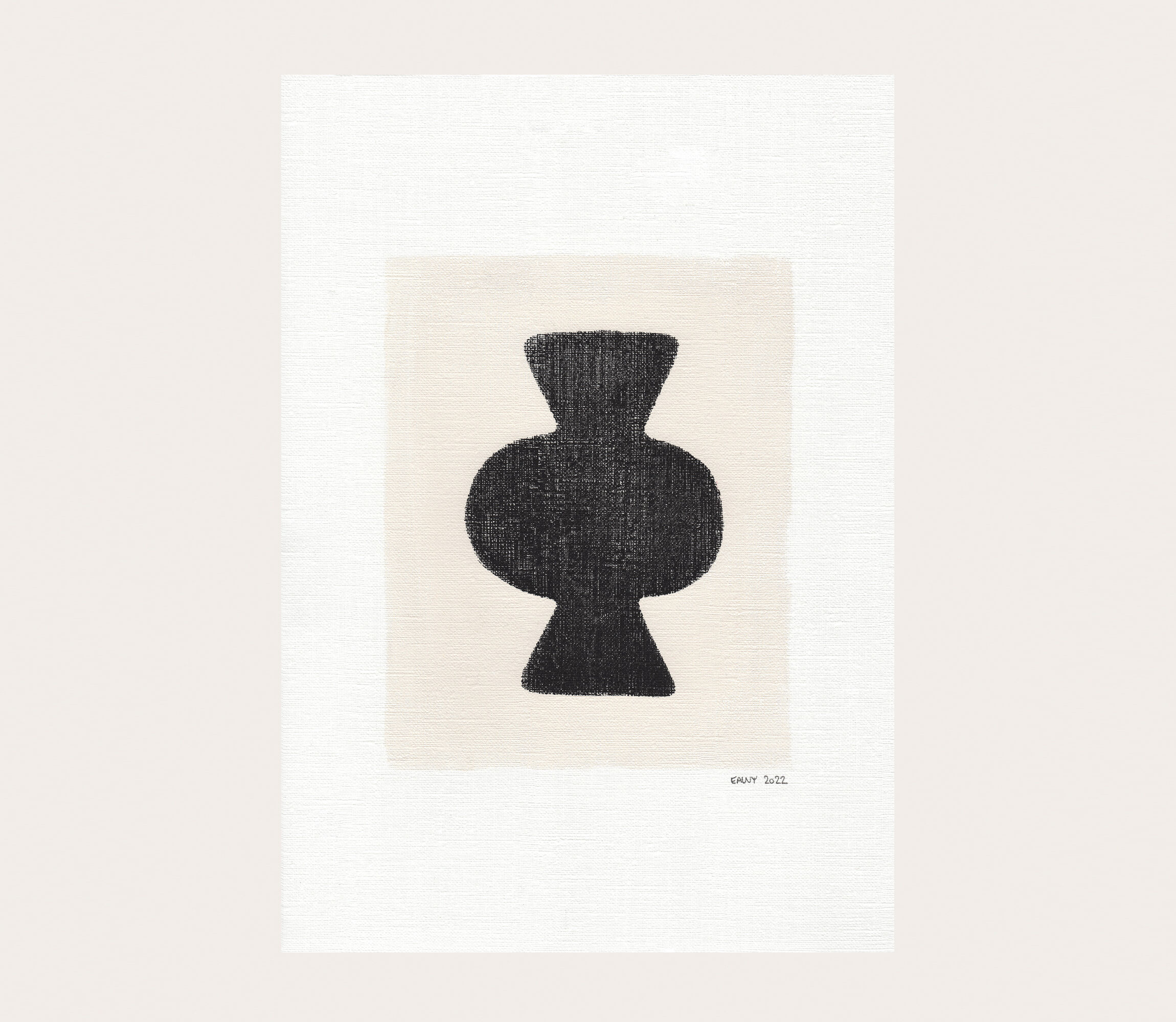 Peinture sur papier • M630 • signée eawy