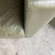 2-seater sofa and 2 armchairs set Pfister for Knoll khaki leather