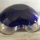 Sommerso ashtray in Murano glass circa 1960