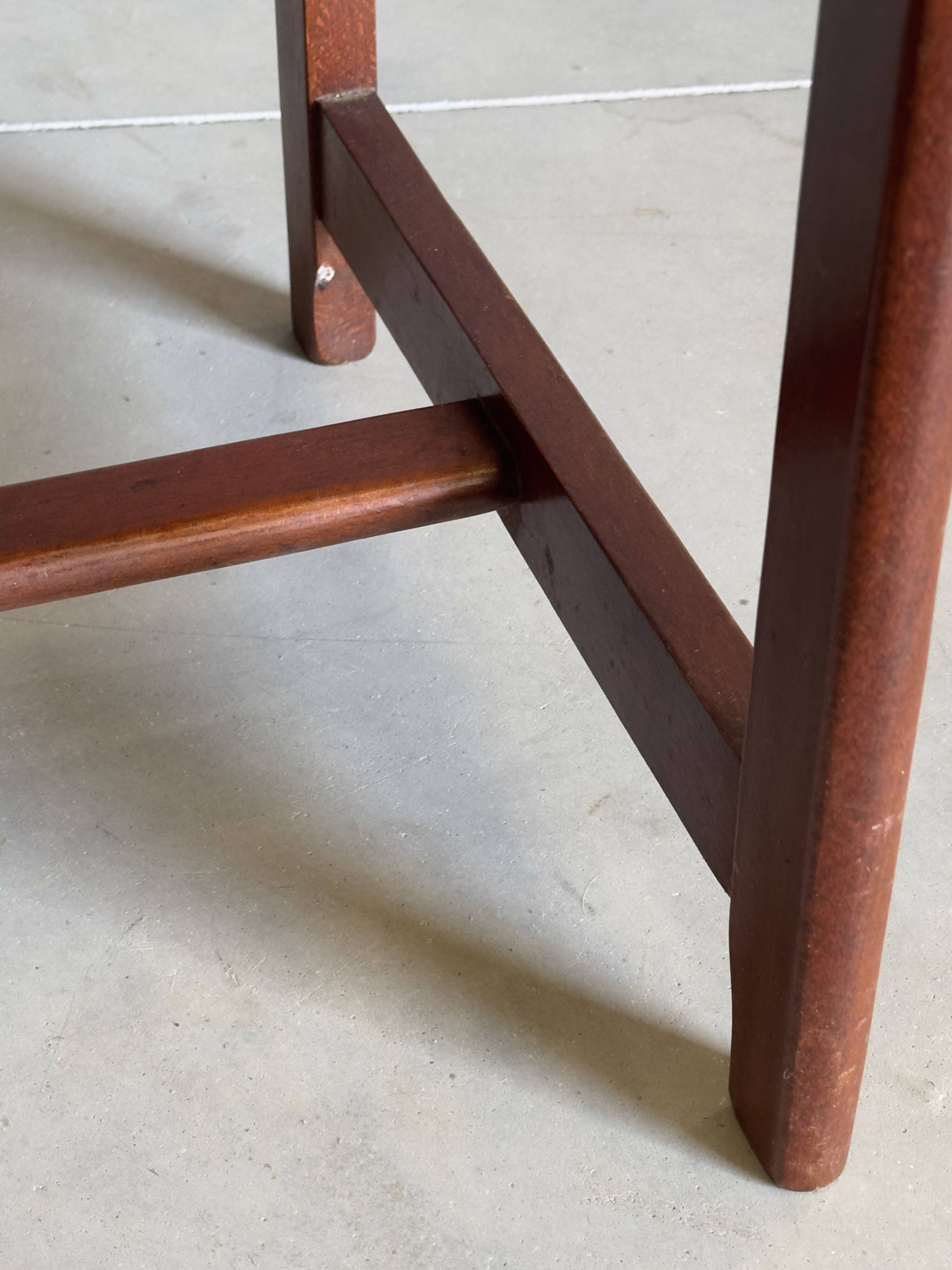 Set of 4 vintage hand-woven chairs