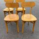 Set de 4 chaises bistrot vintage