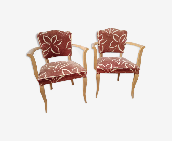Paire de fauteuils bridges 1940