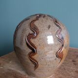 Signed flower spike vase