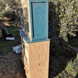 Two-piece wooden sideboard