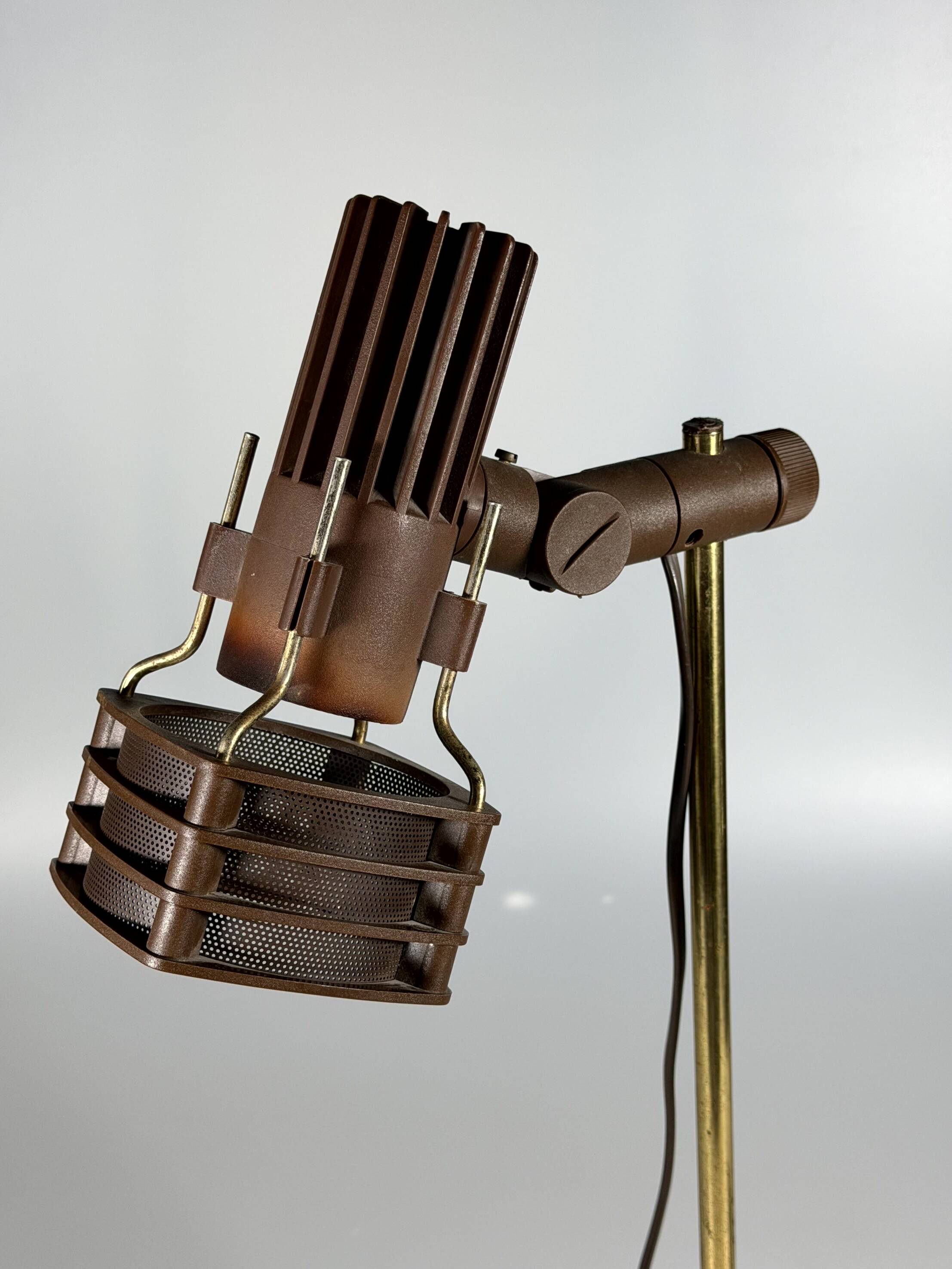 1960s 1970s Table Lamp Desk Lamp Space Age Design Metal Plastic