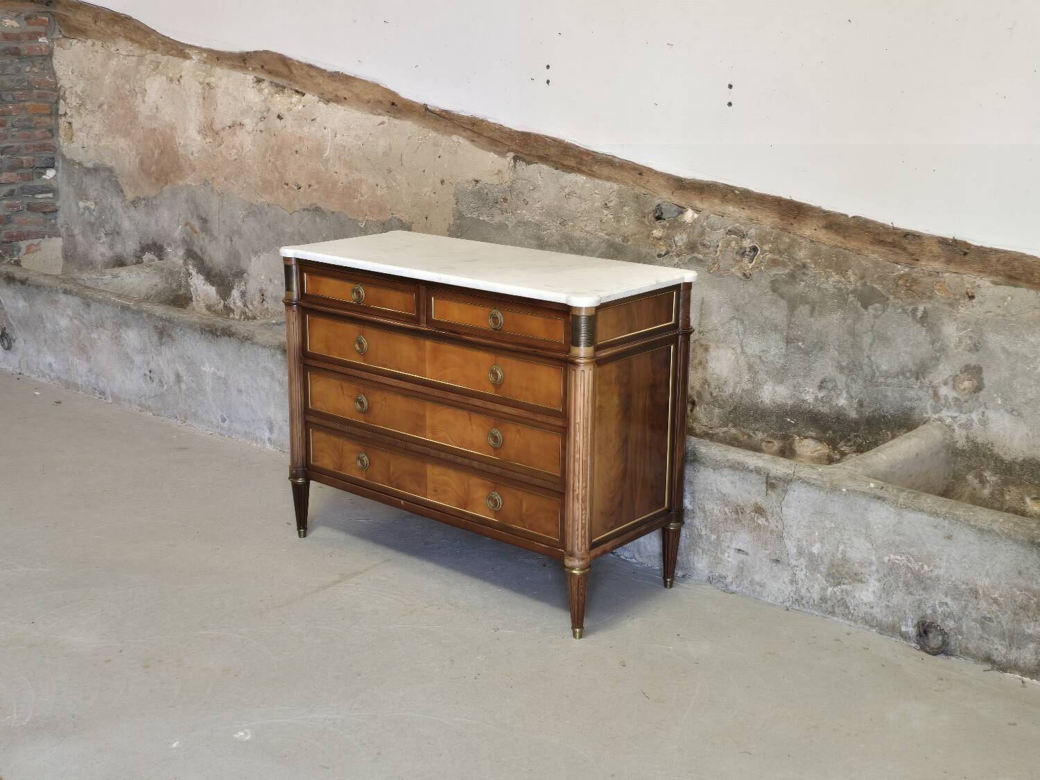 Louis XVI style chest of drawers