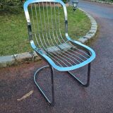 Set of 4 vintage 70s Cidue chairs