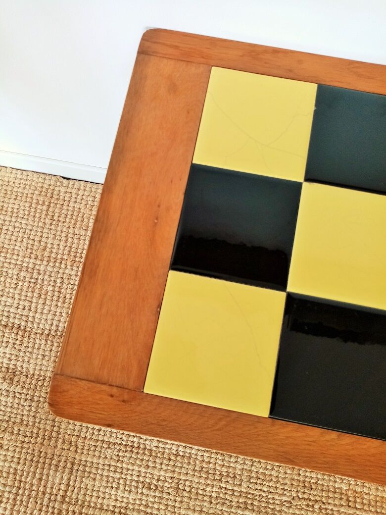 1950s ceramic coffee table