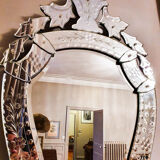 Ancient Venetian mirror 61x110cm