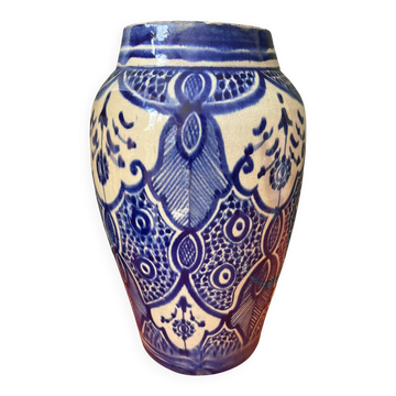 Grande potiche vase Safi ancienne