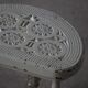 Tripod wooden stool with carved details, early 20th century Danish, 1930s.