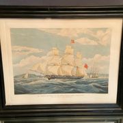 Engraving XIXth The Samuel Enderry of 422 tons William Lisle W.J. Huggins Rosenberg