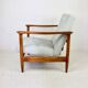 Light Blue GFM-142 Armchair by Edmund Homa, 1970s