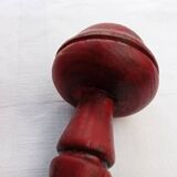 Weathered wood coat rack
