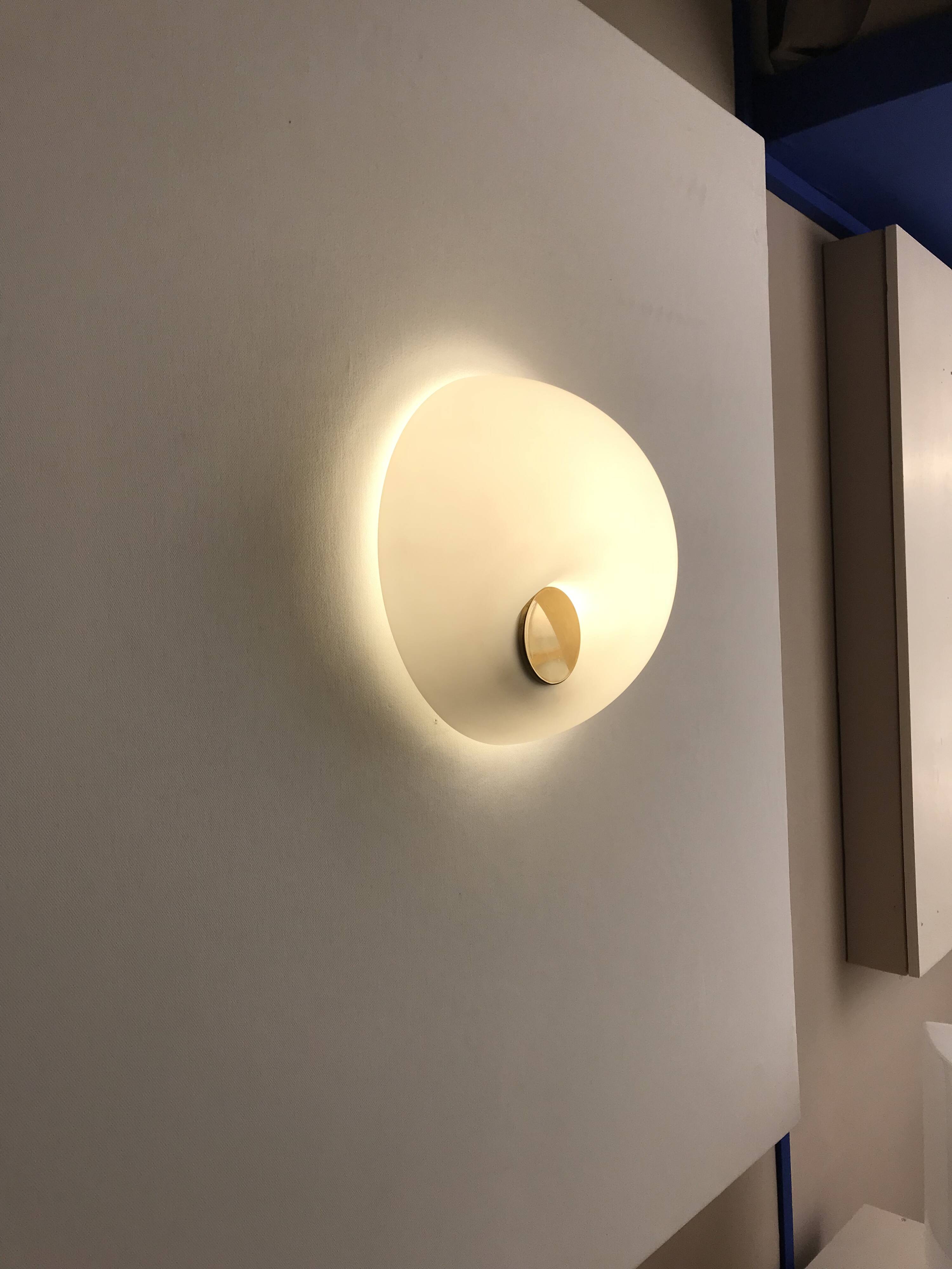 Murano glass wall light, Fontana Arte 1960