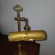 Antique brass notary lamp, desk lamp.