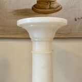 Column, white alabaster harness