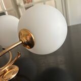 1950 two-light wall lamp