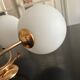 1950 two-light wall lamp