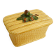 Boite barbotine Panier de noisettes Gien 1960'