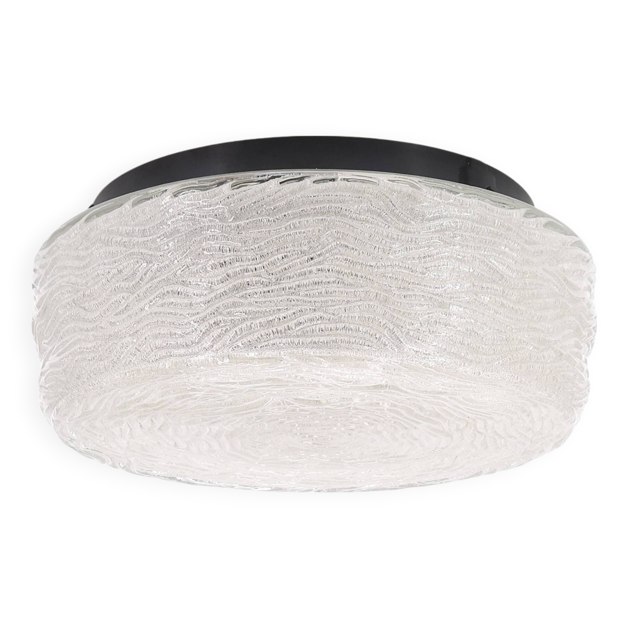 Large round ceiling or wall light, 70s