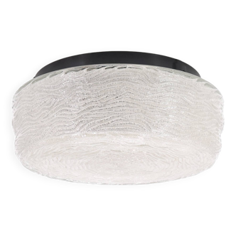 Large round ceiling or wall light, 70s