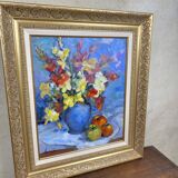Tableau, peinture nature morte huile sur toile Julien Hengé