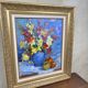 Painting Still Life Oil on Canvas Julien Hengé
