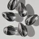 Set of 6 ice coupes