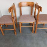 Danish pine chairs from the 1980s