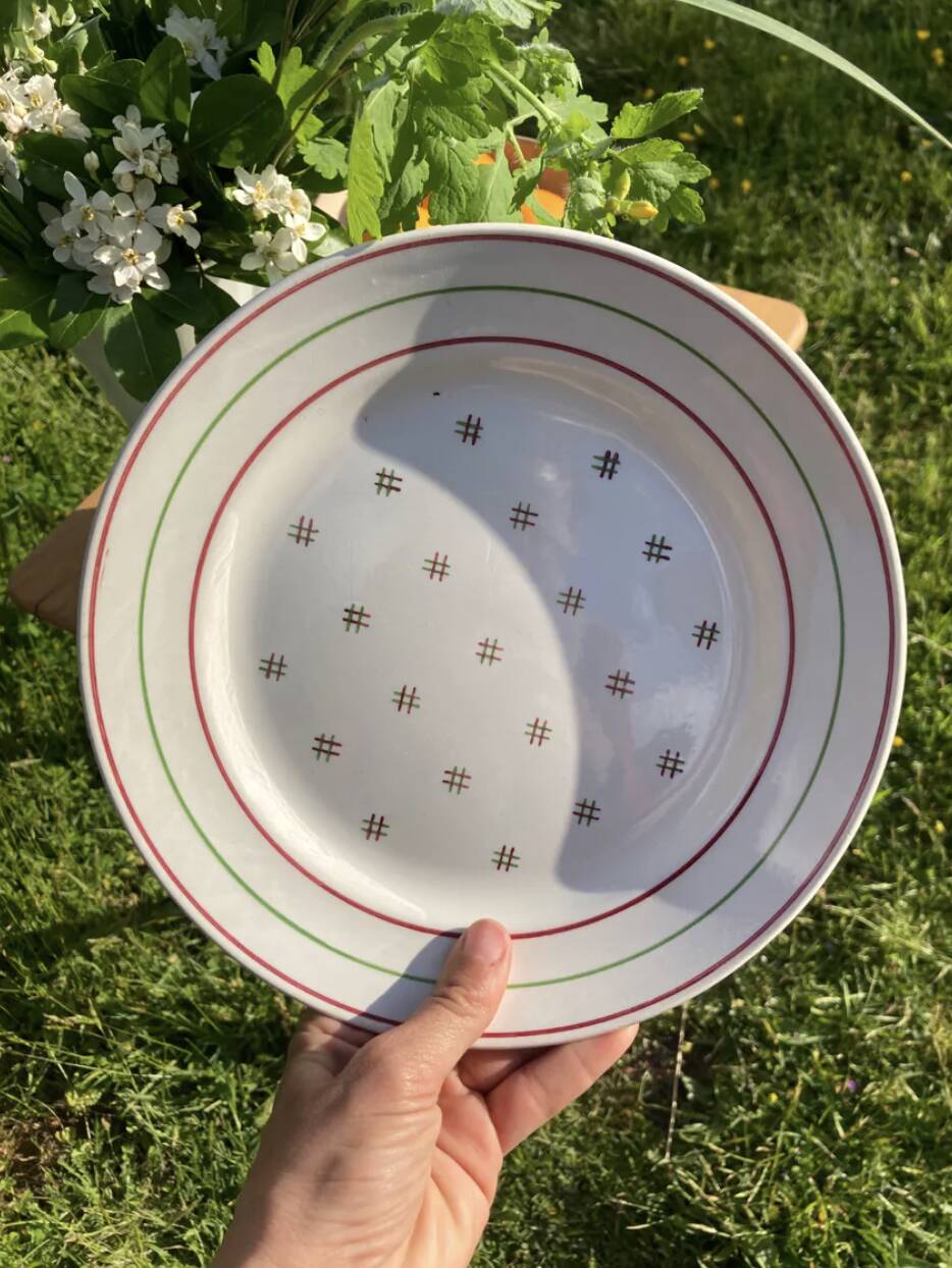 6 Lunéville flat plates