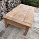 Table basse de ferme chêne massif