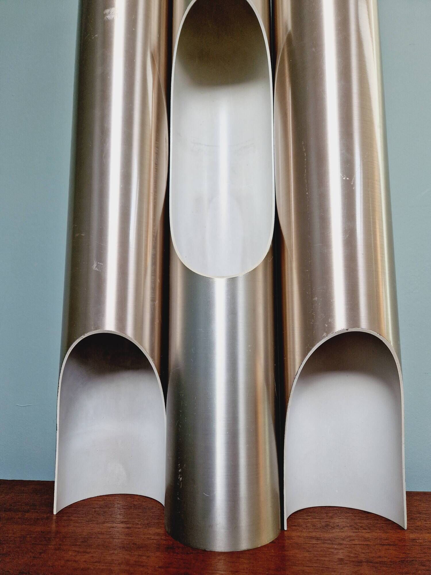 Set of 3 fuga xl wall lights (60cm), raak, 1960s