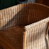 Rattan armchair