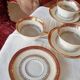 Vilatte Limoges Porcelain Coffee Service 13 Pieces, 11 People 1950