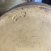 Art Ceramic stoneware dish with lid in the shape of a hen