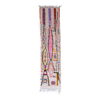 Tapis de couloir azilal coloré